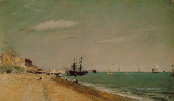 John Constable Werke - Brighton Strand mit Colliers romantische John Constable